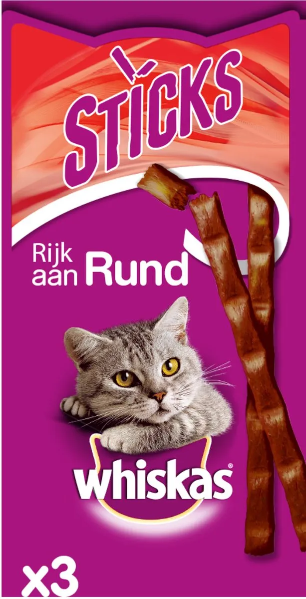 Whiskas Sticks Rund - 3 Stuks