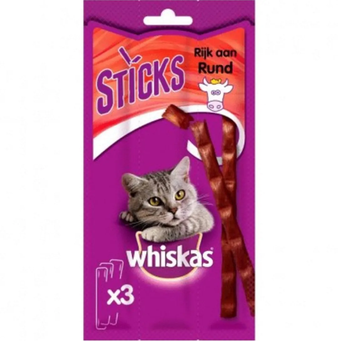 Whiskas Sticks Rund - 3 Stuks