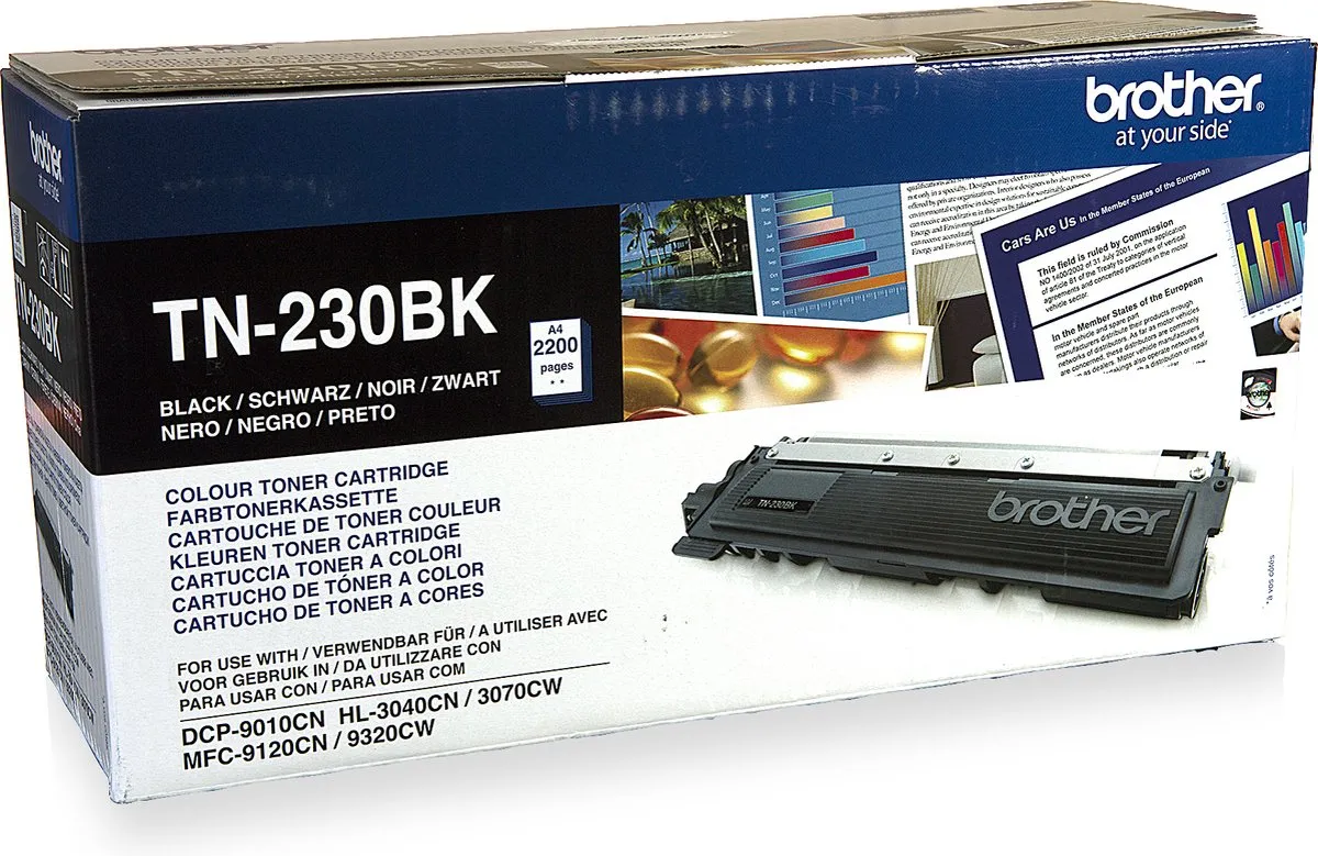 Brother TN-230BK Tonercartridge - Zwart