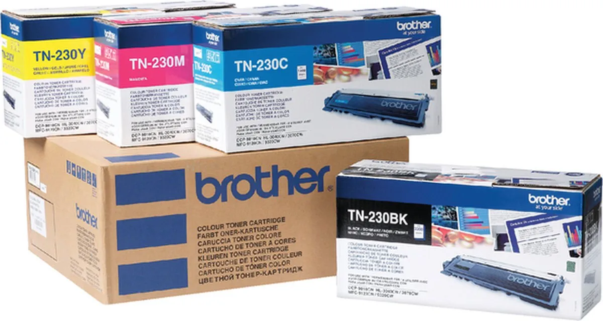 Brother TN-230BK Tonercartridge - Zwart