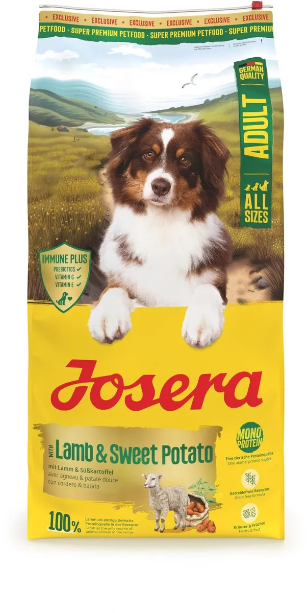 Josera All Sizes Adult Lamb & Sweet Potato Hondenvoer 12,5 kg
