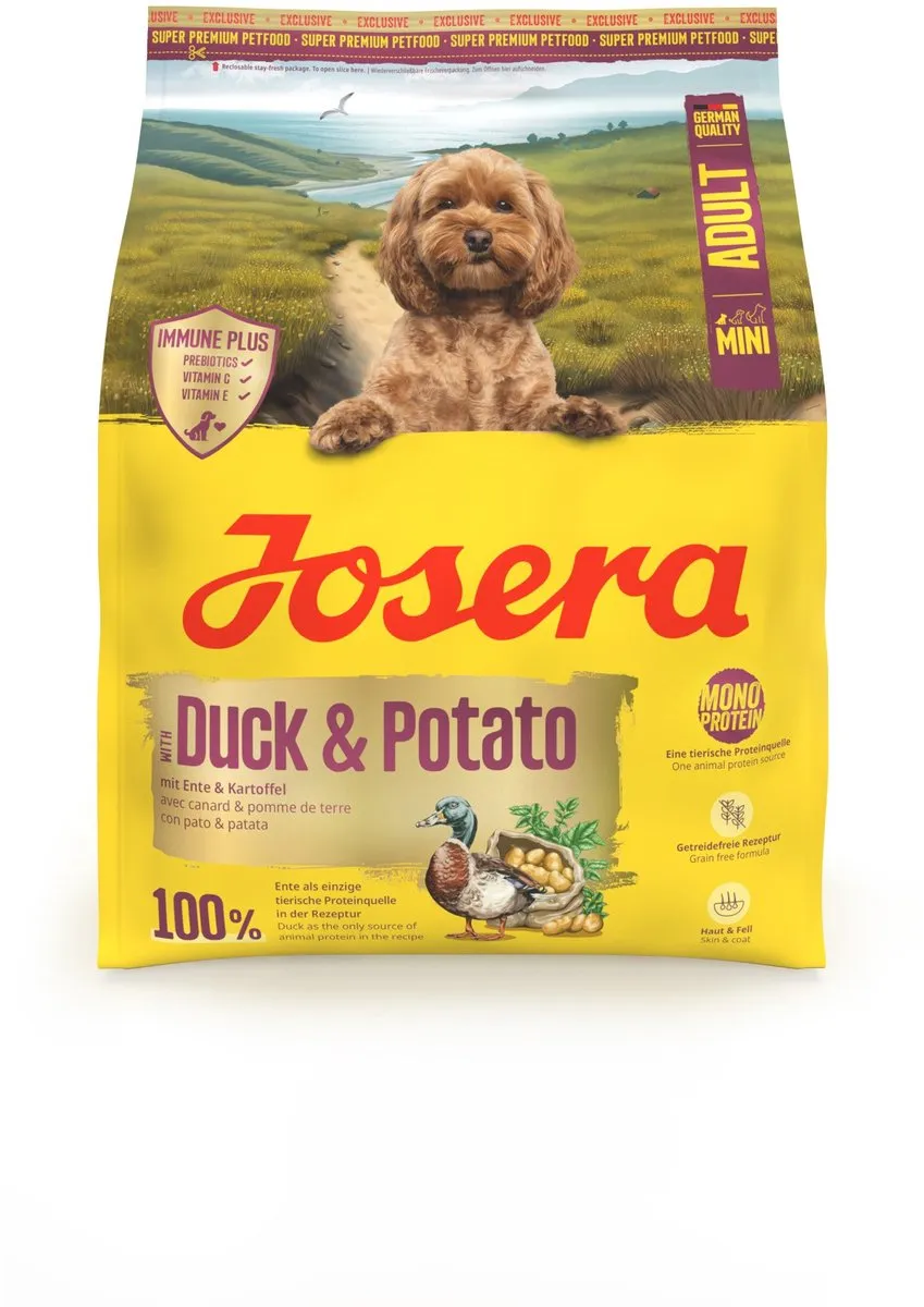 Josera Mini Adult Duck & Potato Hondenvoer 900g