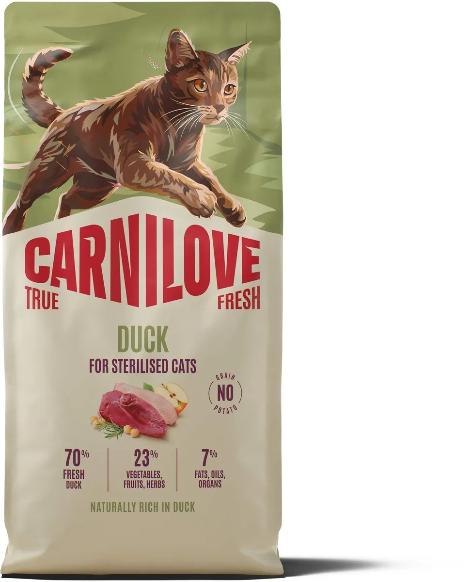 Carnilove True Fresh Kattenvoer Duck 6kg