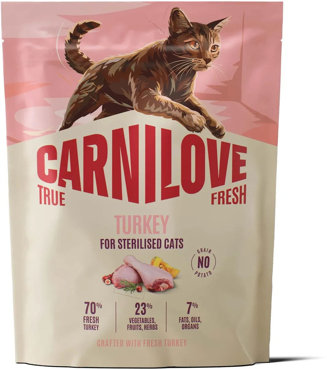 Carnilove True Fresh Kattenvoer Kalkoen 400g