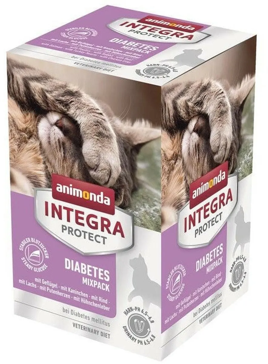 Animonda Integra Protect Kat Diabet Mix 6x100g