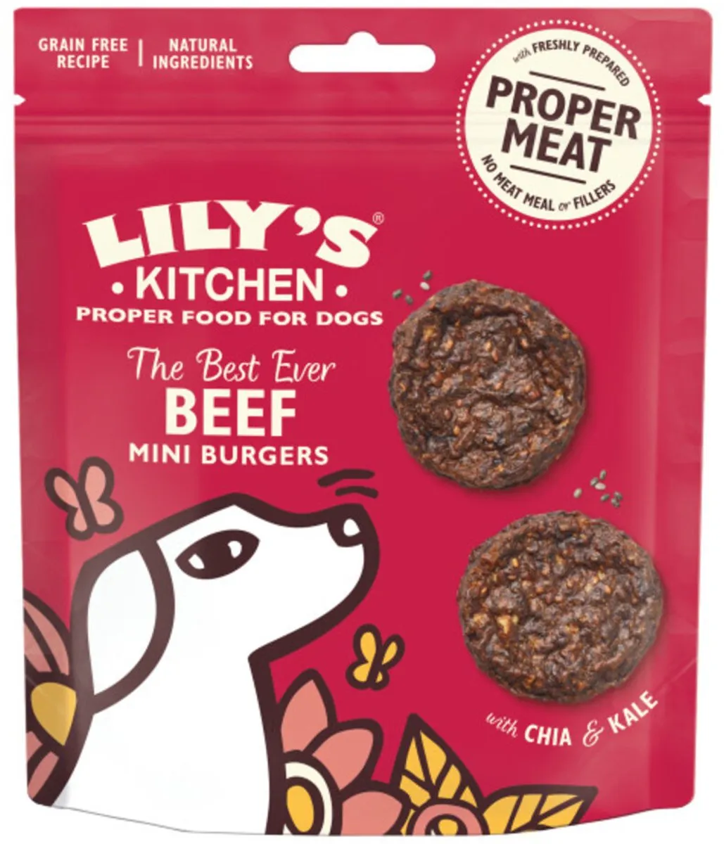Lily's Kitchen Hondsnack Mini Burgers Rund - 280g