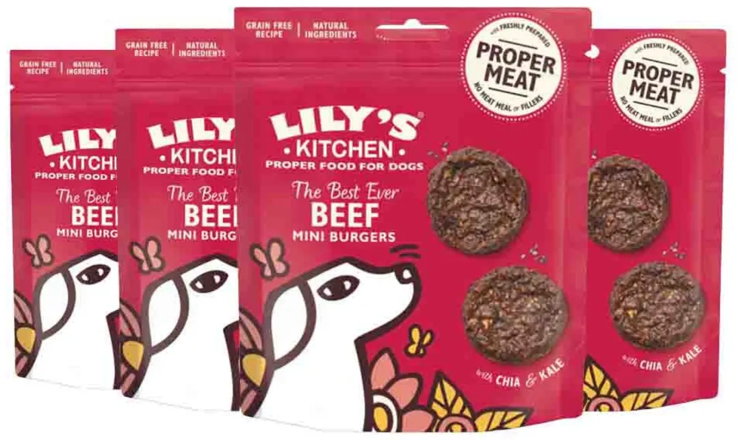 Lily's Kitchen Hondsnack Mini Burgers Rund - 280g