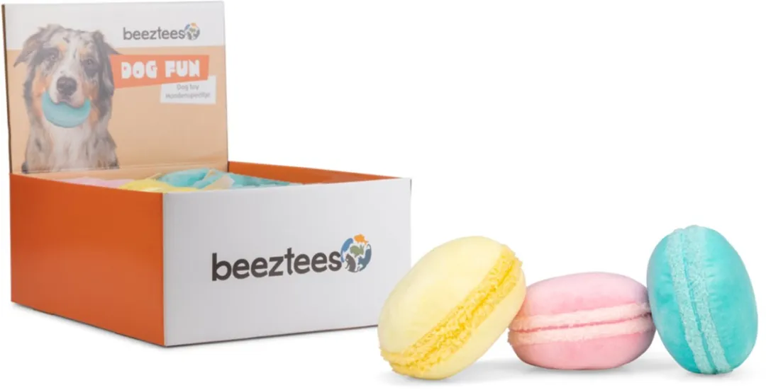 Beeztees Macaron Mimi Pluche Hondenspeelgoed
