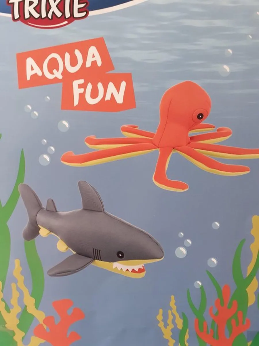 Trixie Aqua Toy Haaienvin - 2 Stuks Wit/Zwart - afbeelding 2 van 2
