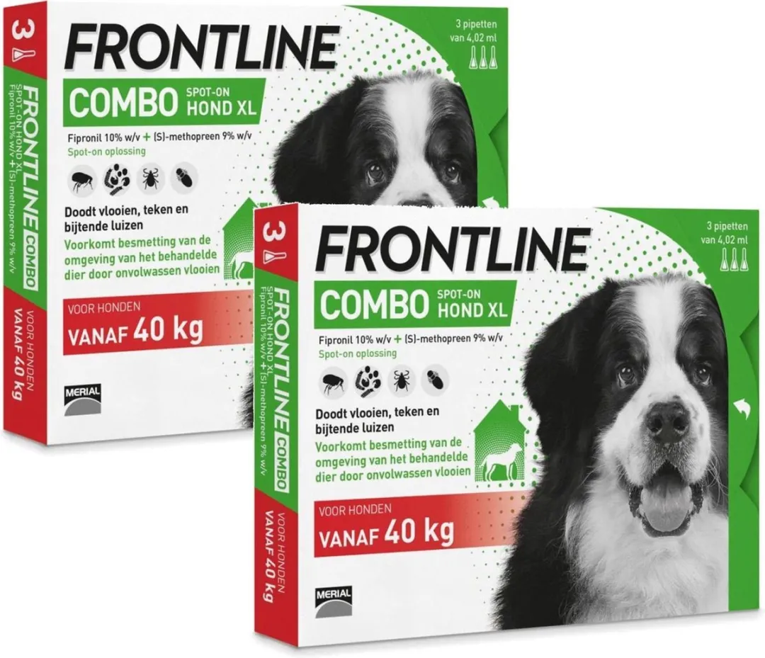 Frontline Combo Spot On 4 XL Anti Vlooien/Teken