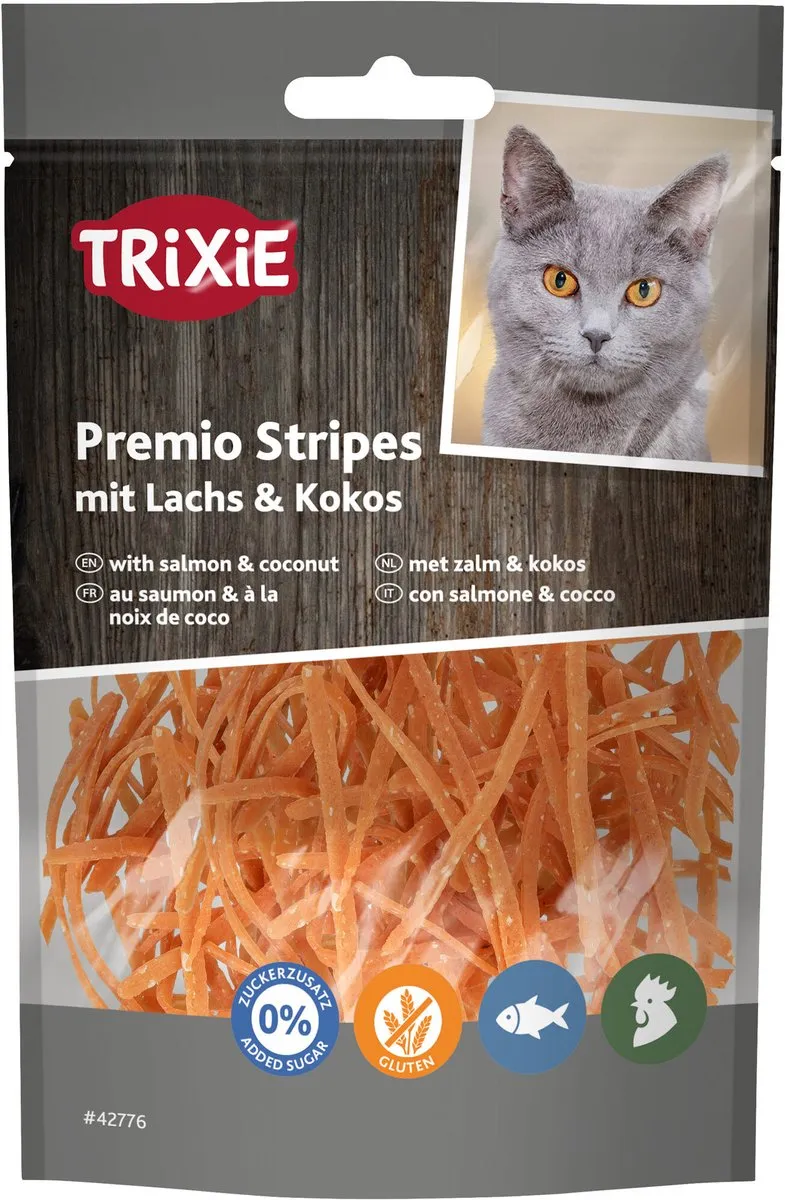 Trixie Kattensnack Zalm Kokos Strips