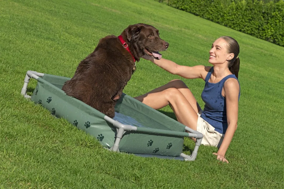 Bestway Fetchin' Fun Speelbad en Bed - Groen - afbeelding 6 van 6
