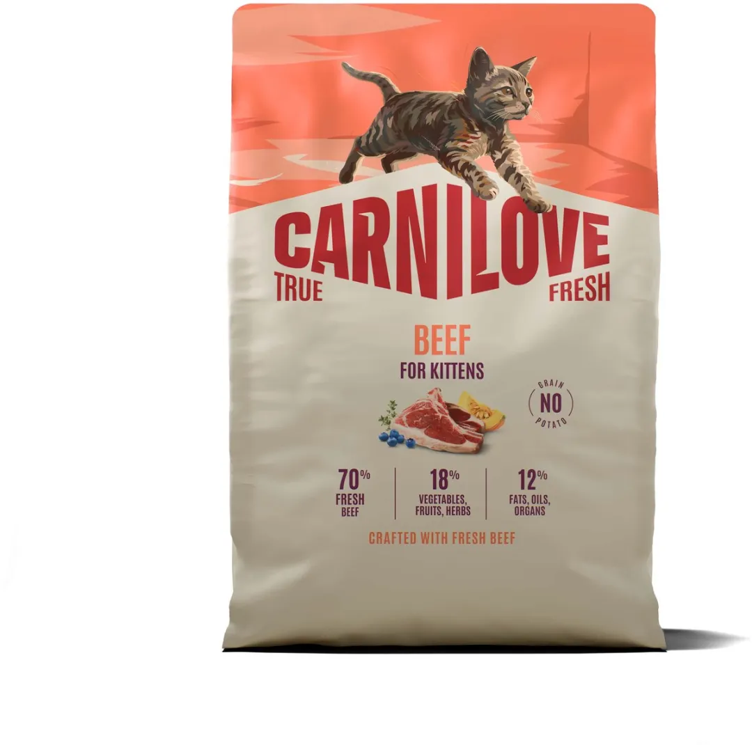 Carnilove True Fresh Kattenvoer Droog Rund Kalf 2kg