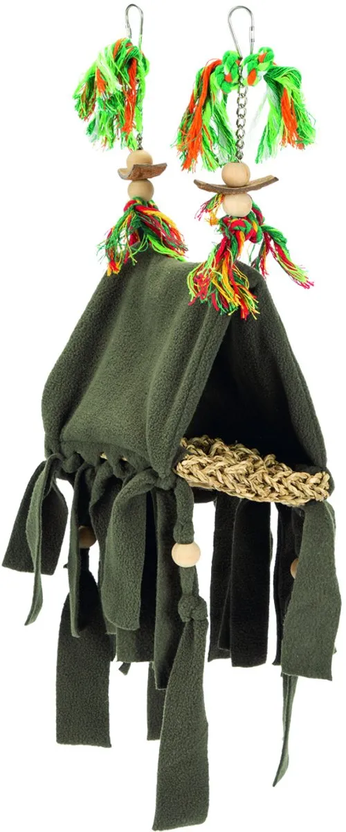 Beeztees Vogeltent Ami Kooiaccessoire 18x13x14cm - Groen