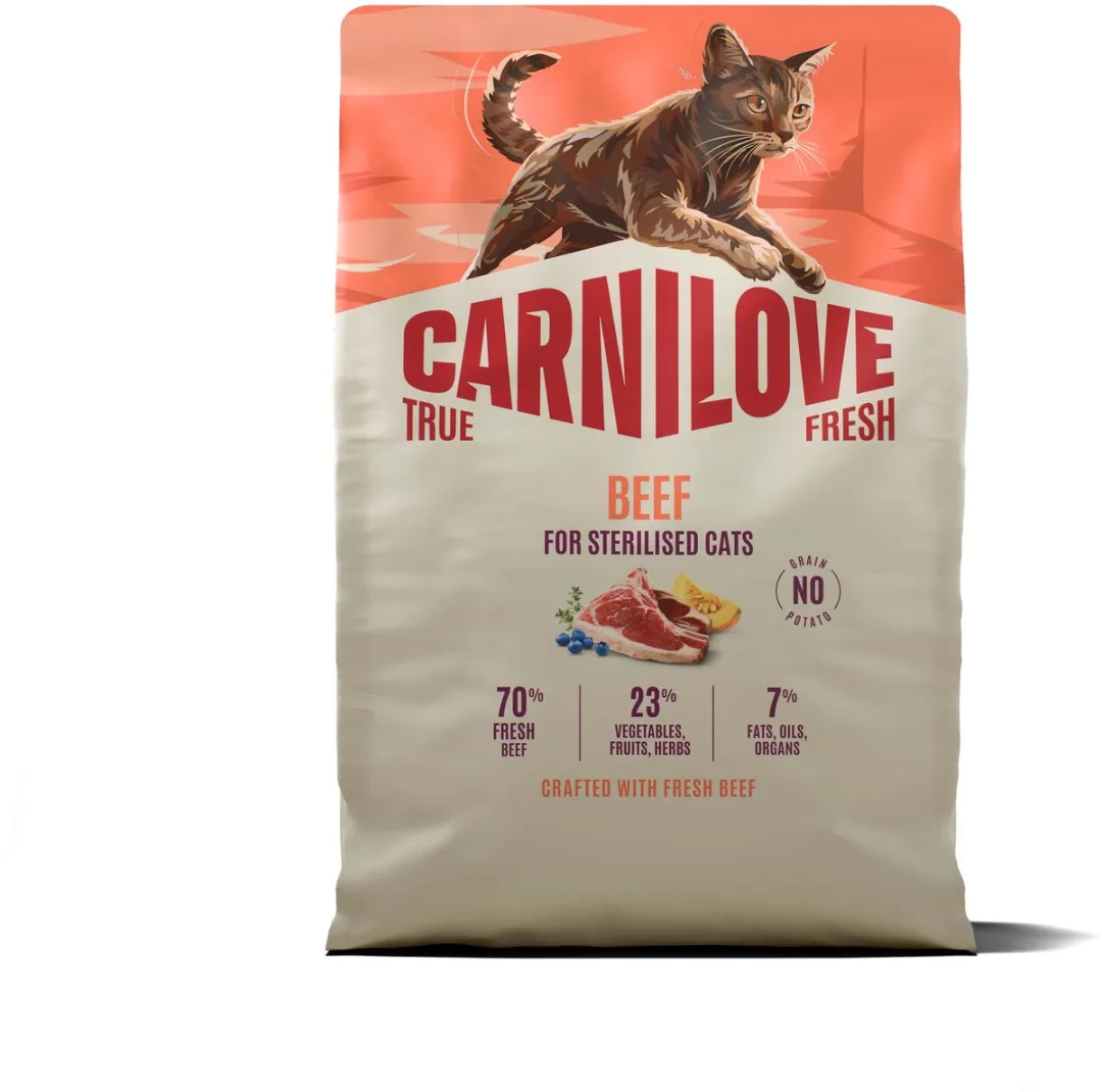 Carnilove True Fresh Kat Droogvoer Rund 2kg