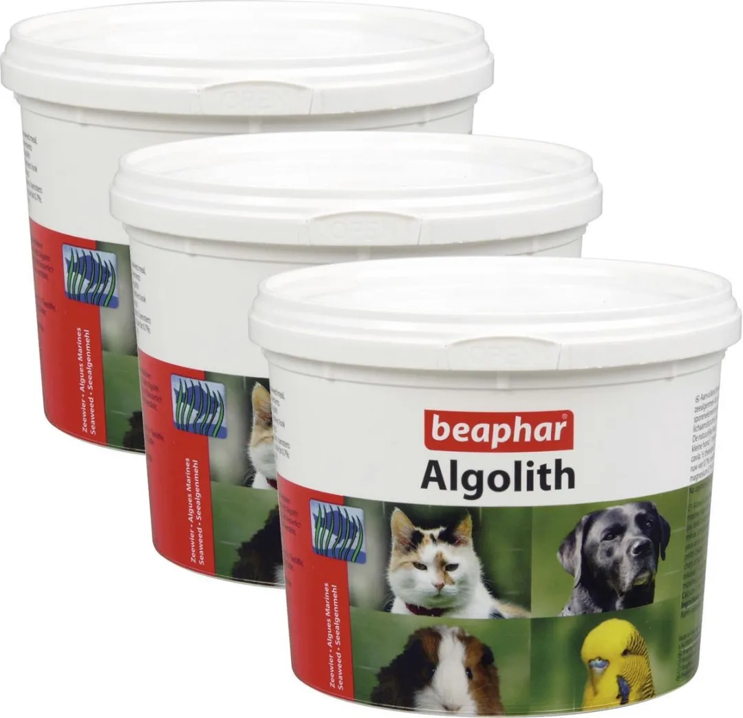 Beaphar Zeewier Algolith Voedingssupplement 3x500g