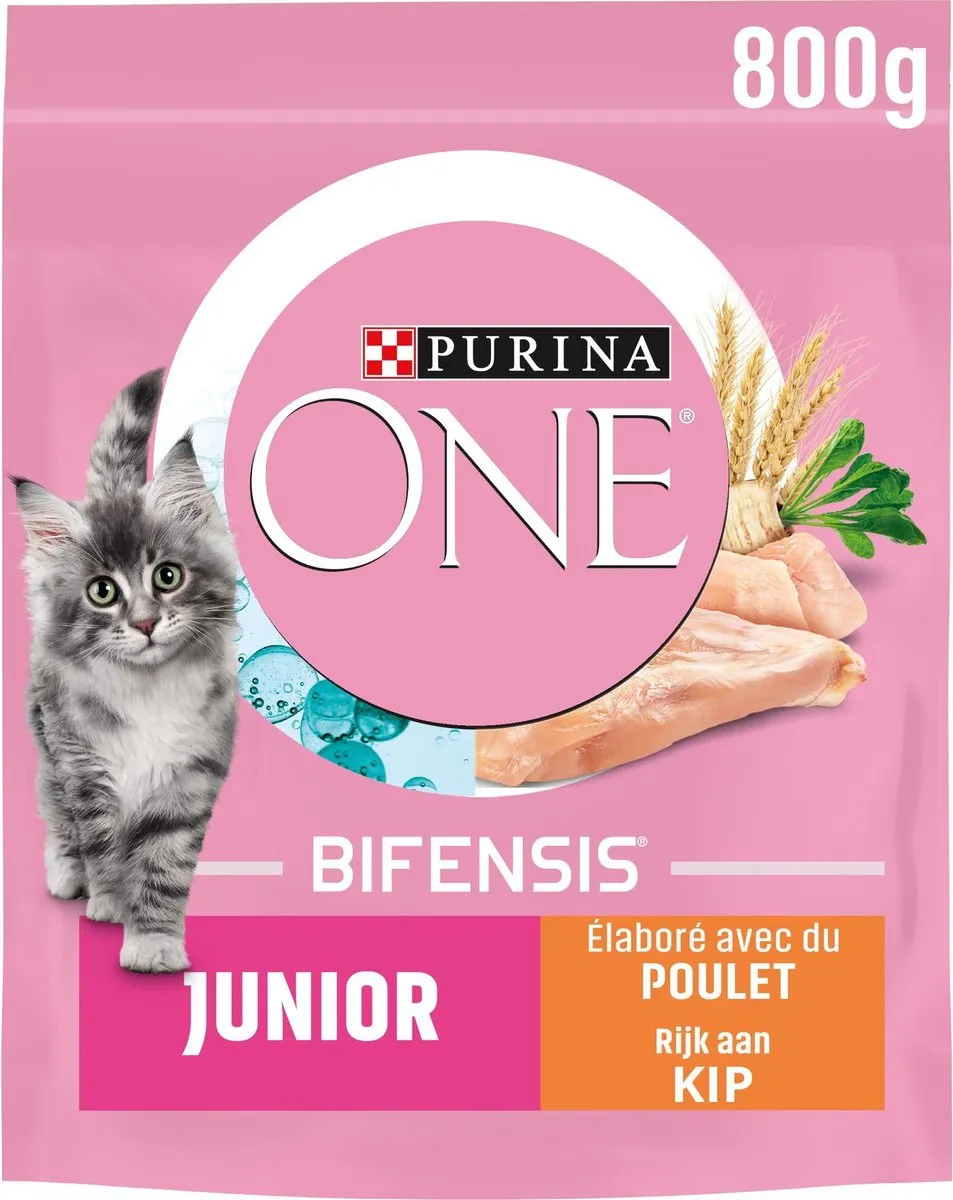 Purina ONE Junior Kattenvoer Kip & Volkoren Granen