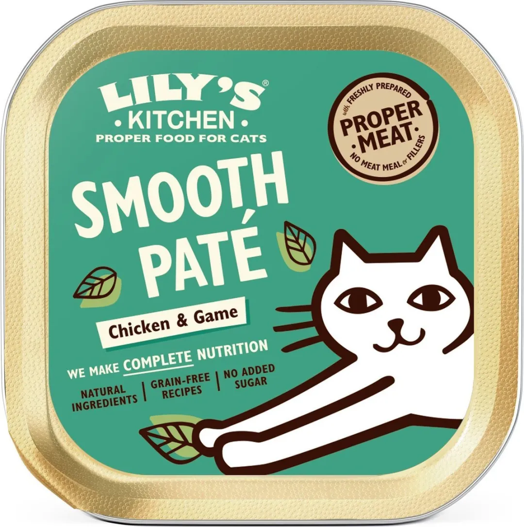Lily's Kitchen Cat Smooth Pate Kip/Games - 19 Stuks