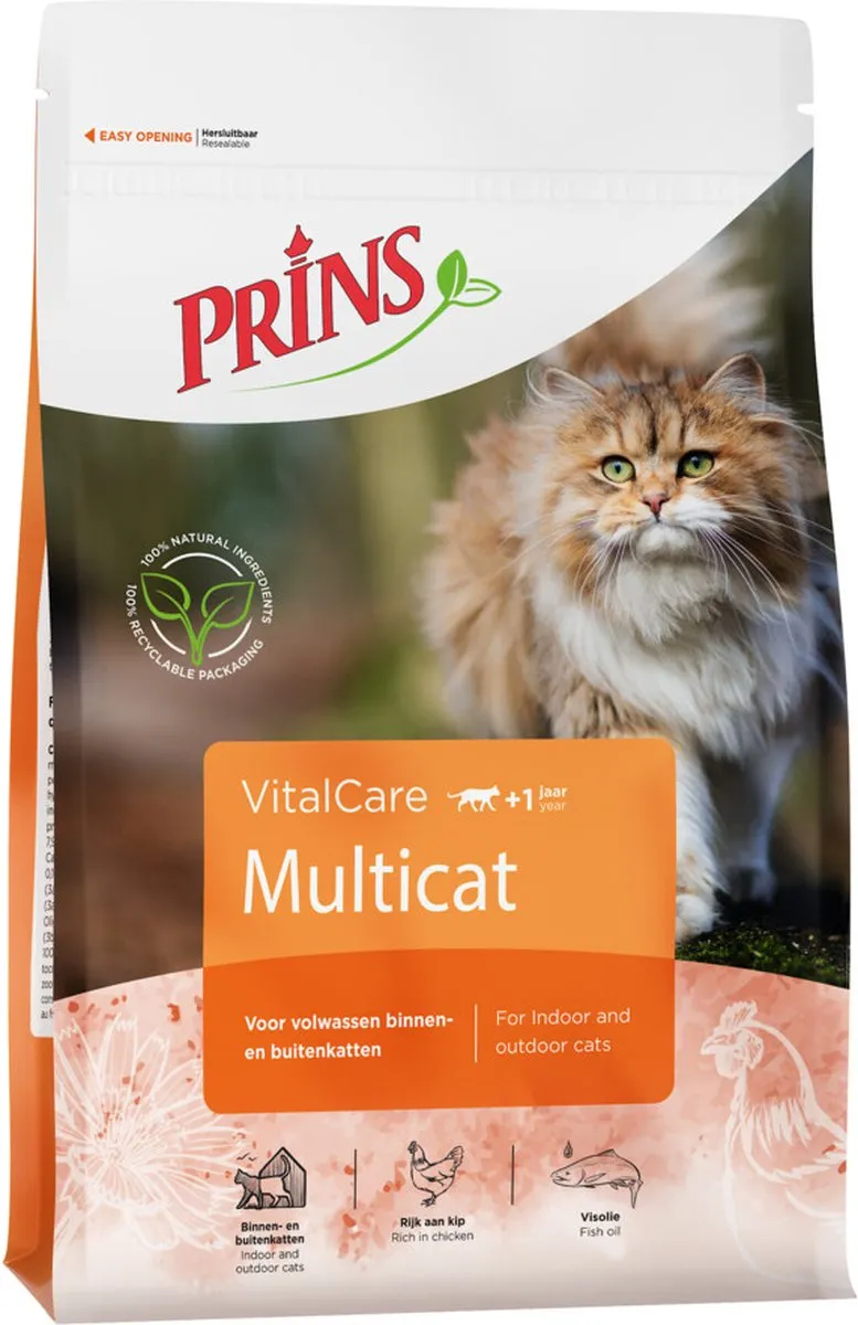 Prins VitalCare Multicat 6x0,4kg - 6 Stuks