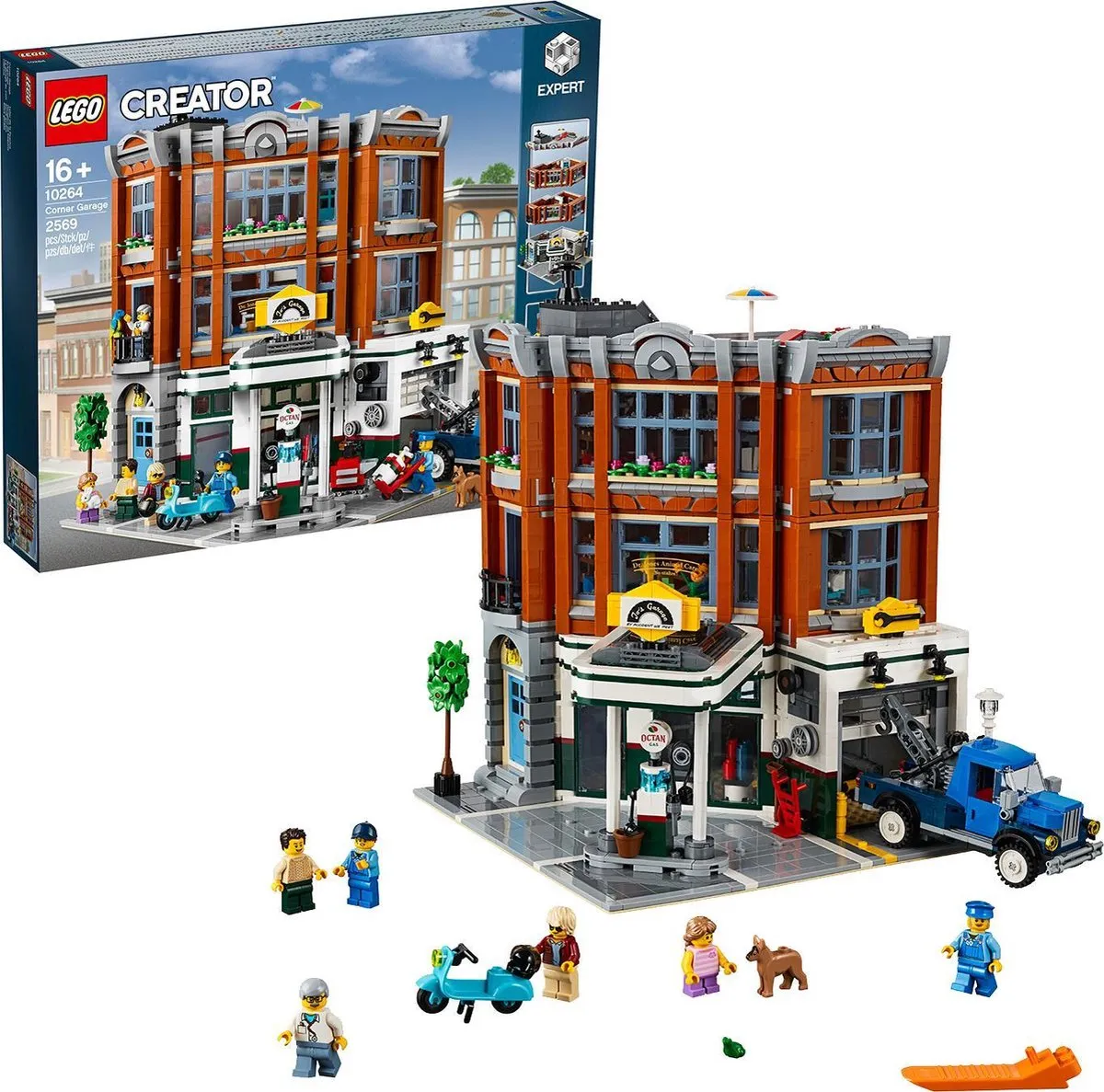 LEGO Creator Expert Garage op de Hoek 10264 - 2569 Stukken