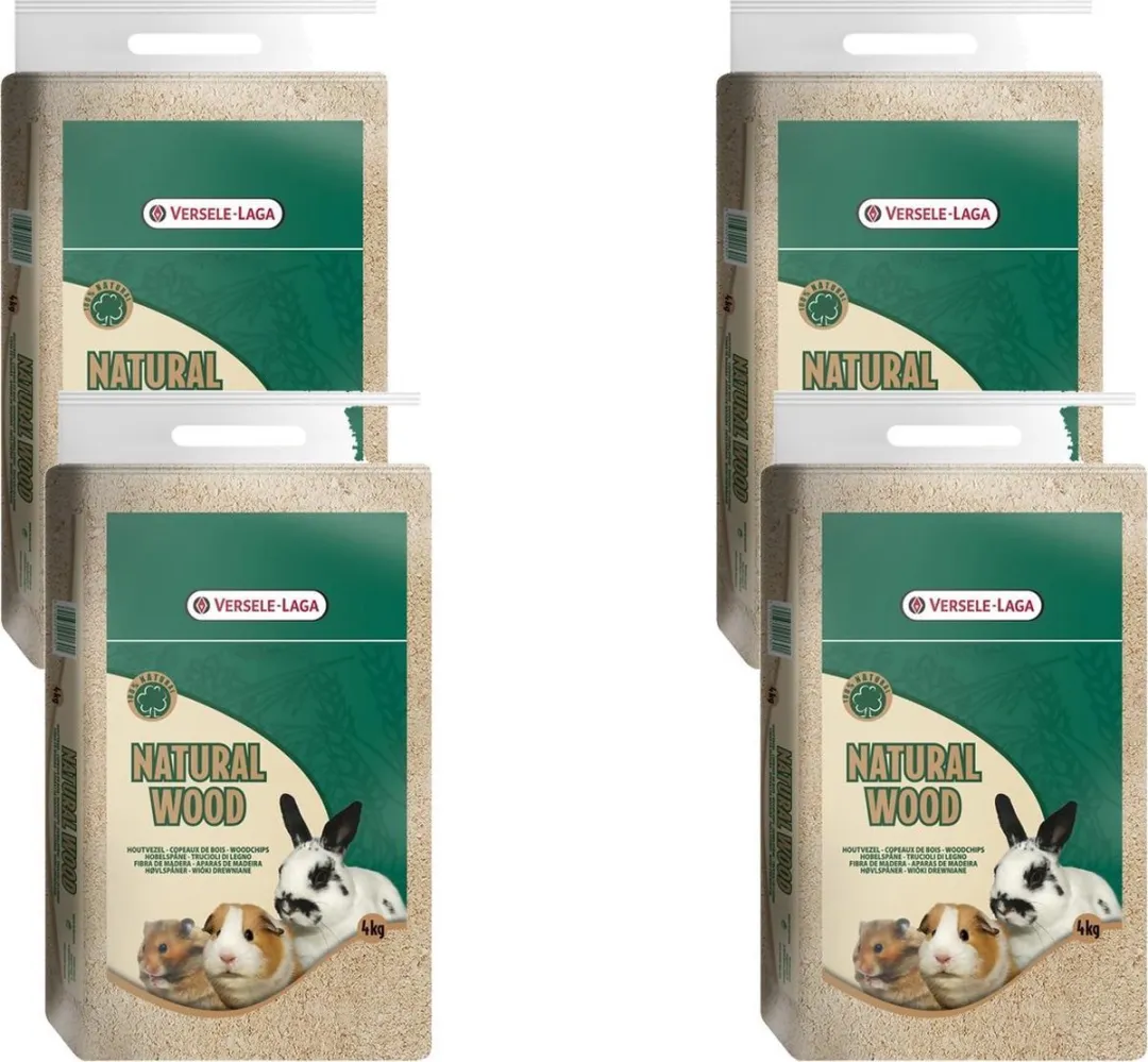 Versele-Laga Houtvezel Bodembedekking 16kg - 4x4kg