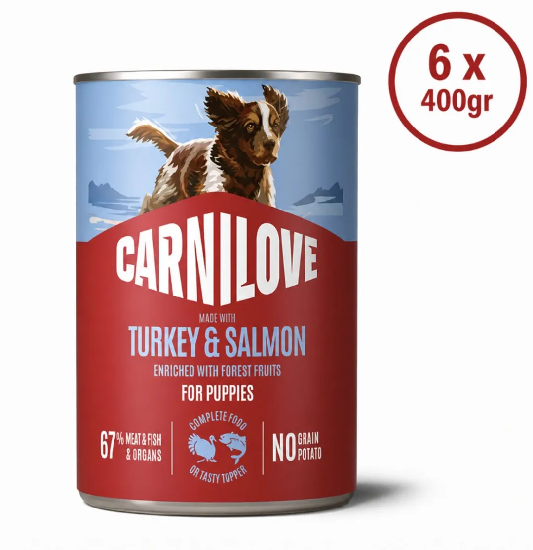 Carnilove Dog Blik Paté Salmon & Turkey 6x400g