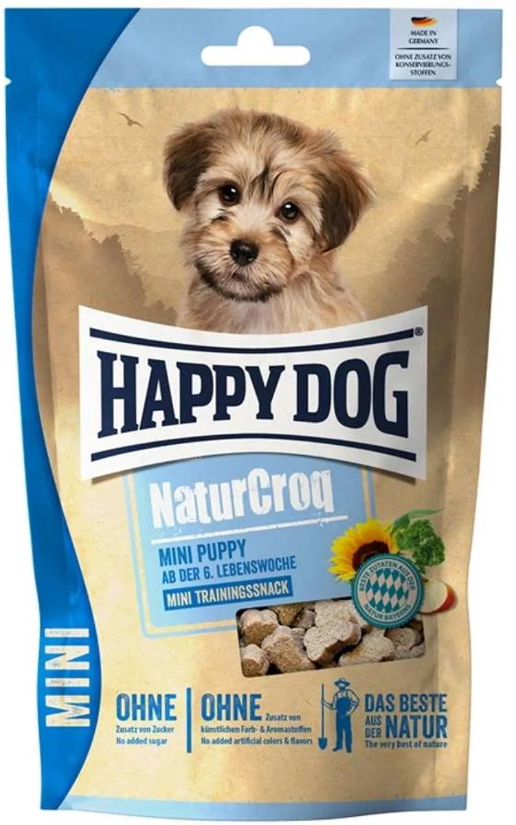 Happy Dog NaturCroq Mini Puppy Snack 10x100g