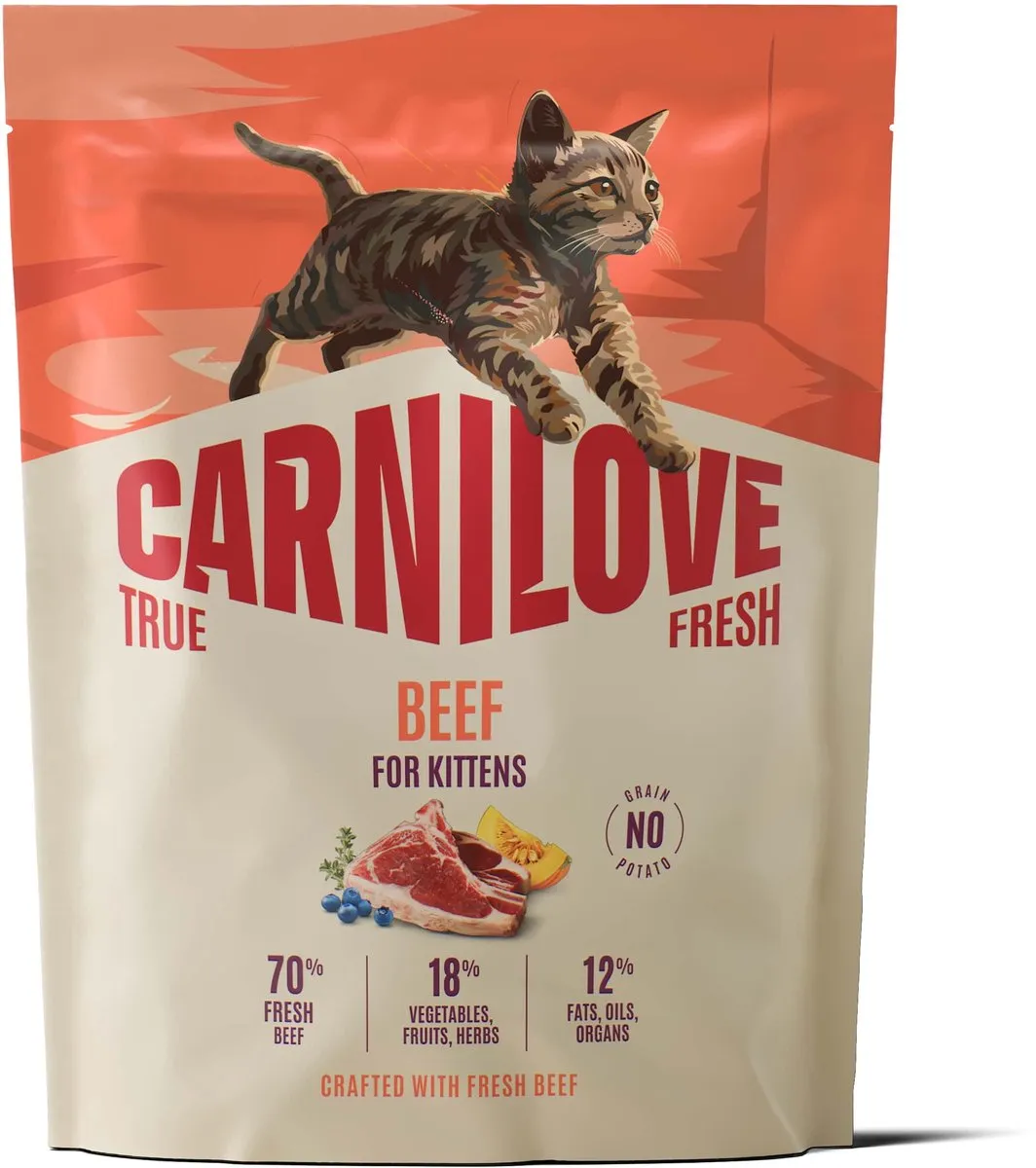 Carnilove True Fresh Kattenvoer Droog Rund Kalf 400g
