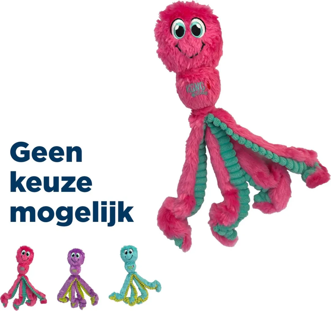 KONG Wubba Octopus Hondenspeelgoed - Blauw