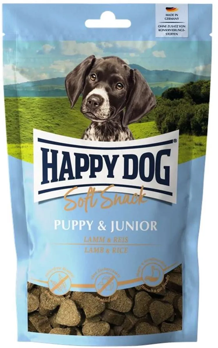 Happy Dog Puppy & Junior Lam Zachte Snack 10x100g