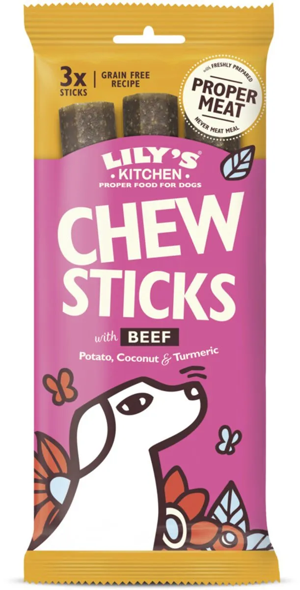Lily's Kitchen Chew Sticks Rund - 250g (5x120g)