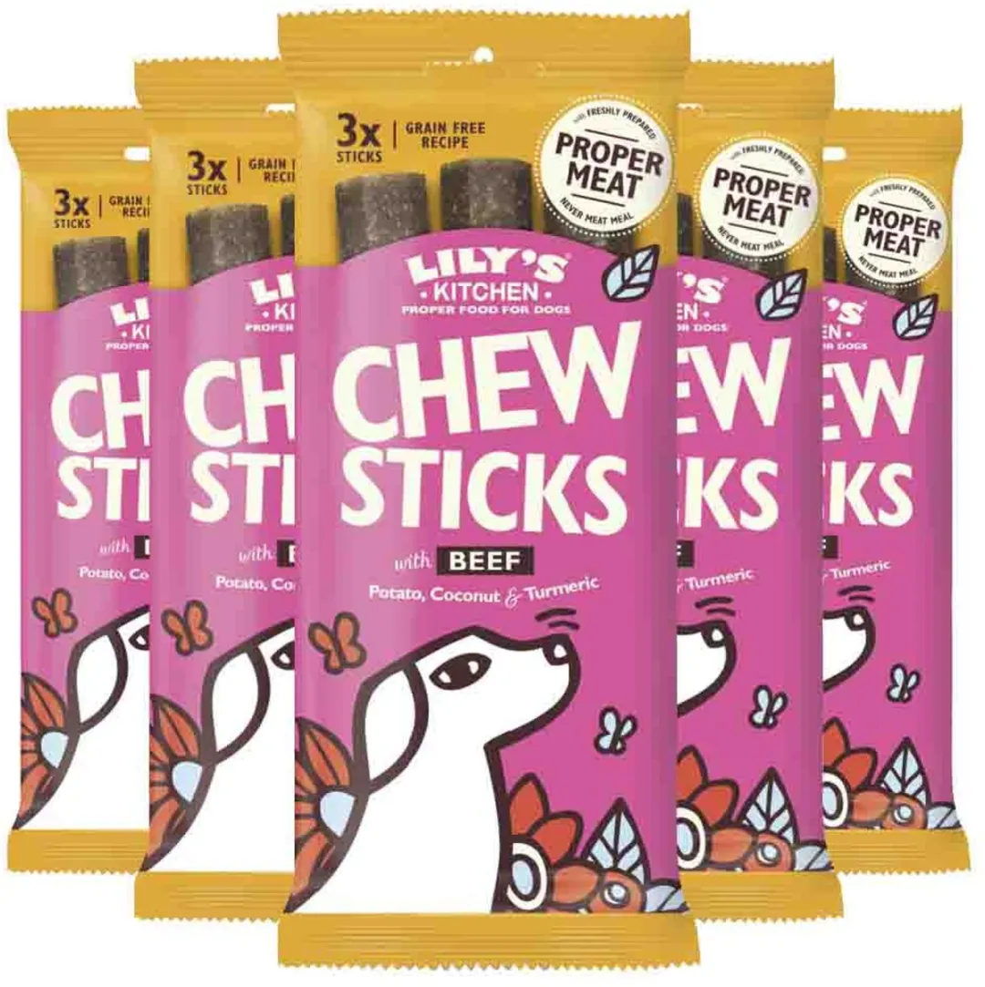 Lily's Kitchen Chew Sticks Rund - 250g (5x120g)