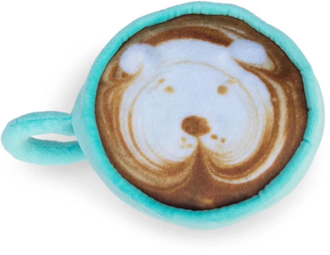 Beeztees Cappuccino Pluche Hondenspeelgoed Blauw - 3 Stuks