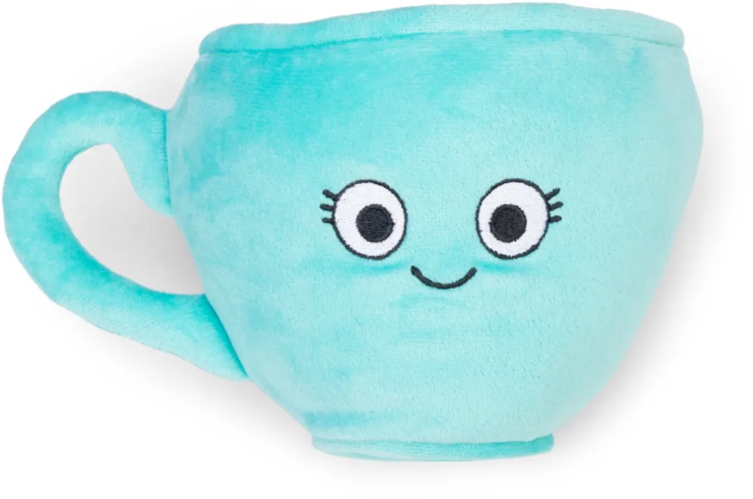 Beeztees Cappuccino Pluche Hondenspeelgoed Blauw - 3 Stuks