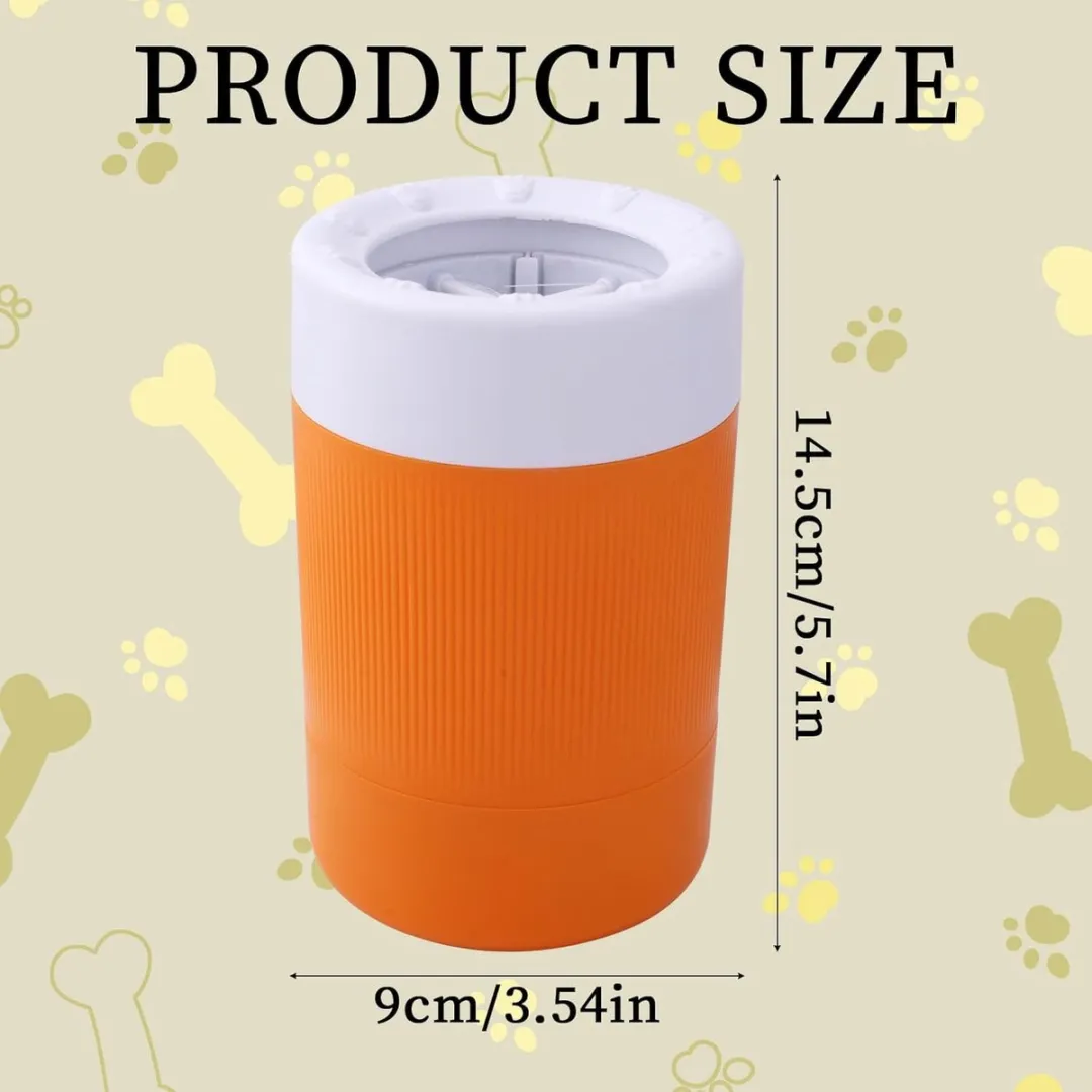 ECTEATOY Pootwasser Huisdieren - Oranje