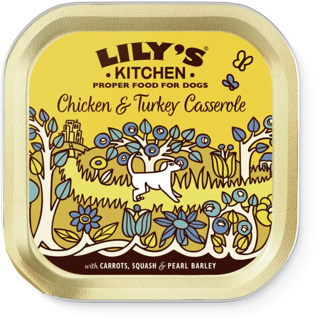 Lily's Kitchen Natvoer Casserole Kip & Kalkoen - 5x150g