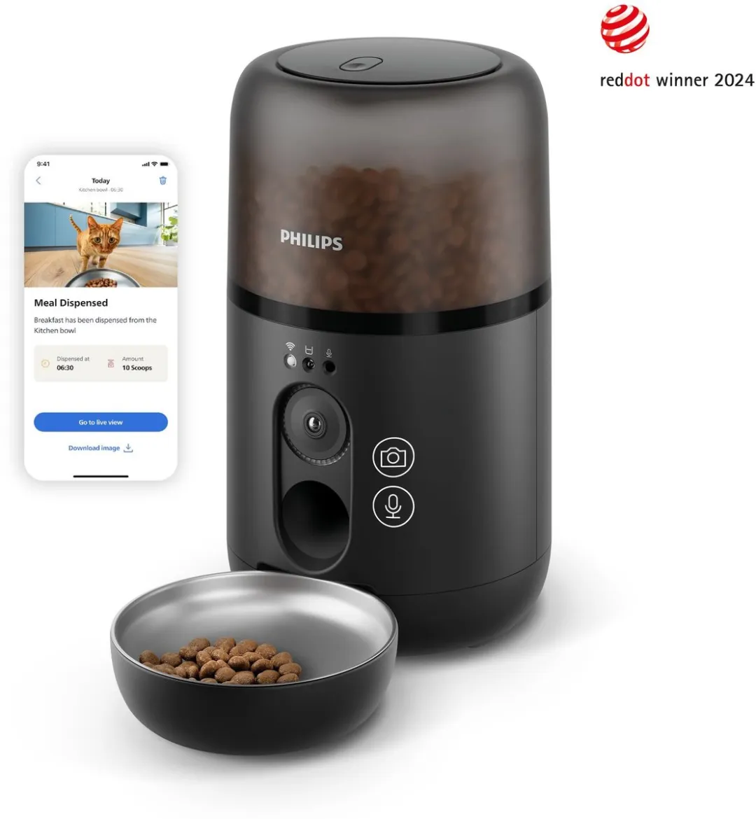 Philips Pet Slimme Voerautomaat PAW5320/02 - Grijs