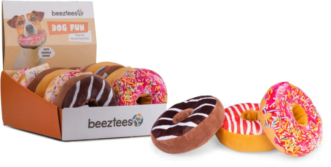 Beeztees Donut Dripz Pluche Hondenspeelgoed