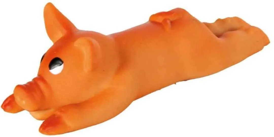 Trixie Latex Varken 23cm - Blauw - afbeelding 2 van 3