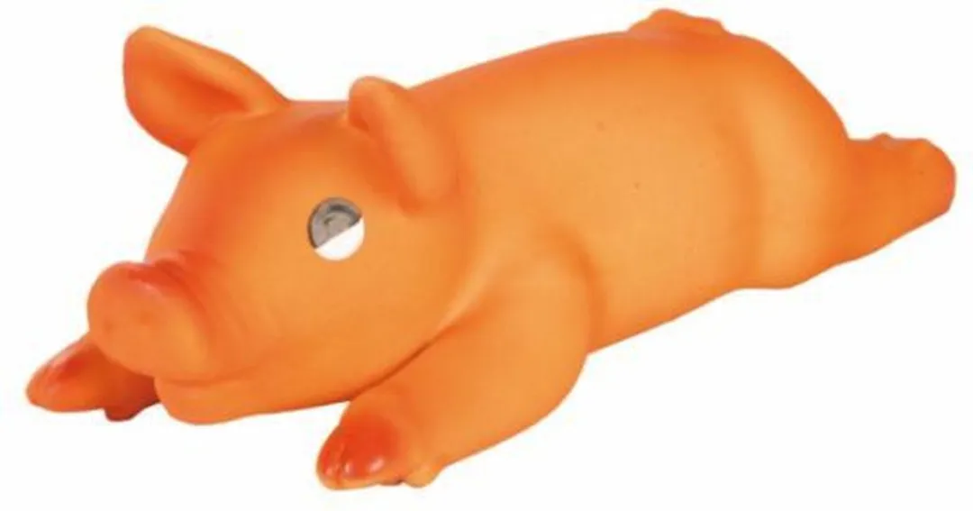 Trixie Latex Varken 23cm - Blauw - afbeelding 3 van 3