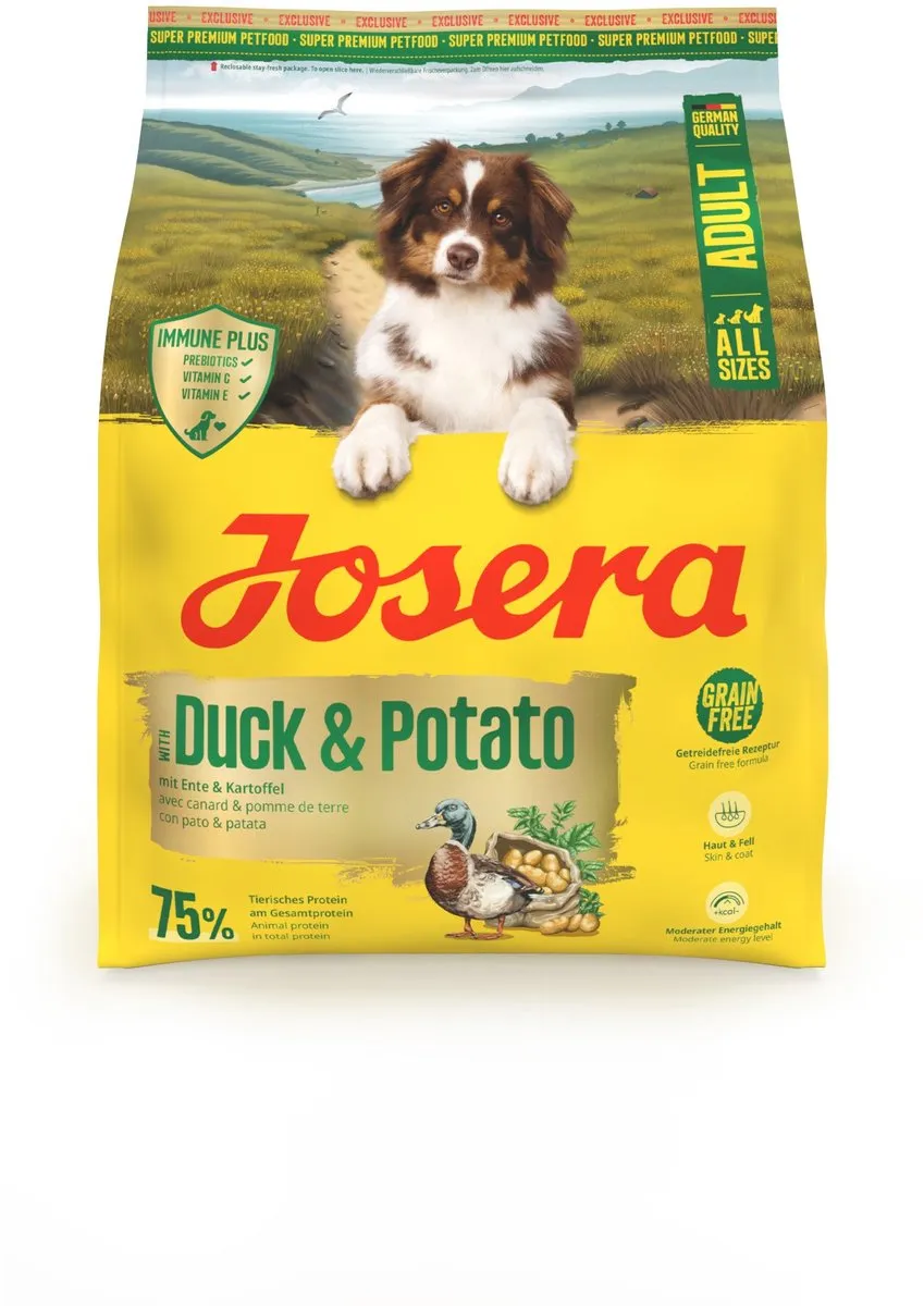 Josera All Sizes Adult Duck & Potato Hondenvoer 900g