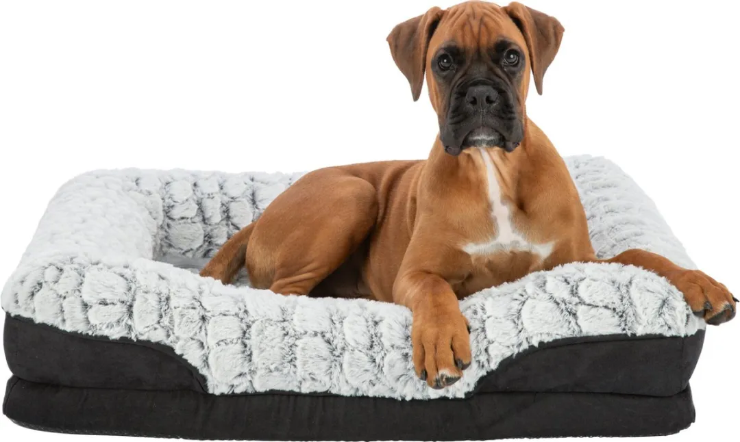 Trixie Vital Hondenmand Lino Hoekig 110x75cm - Zwart/Grijs