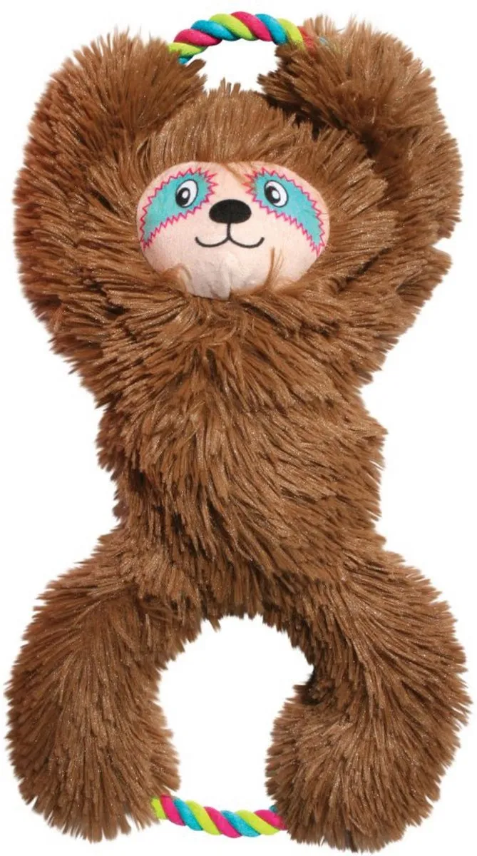 KONG Tuggz Luiaard Trekknuffel 42cm