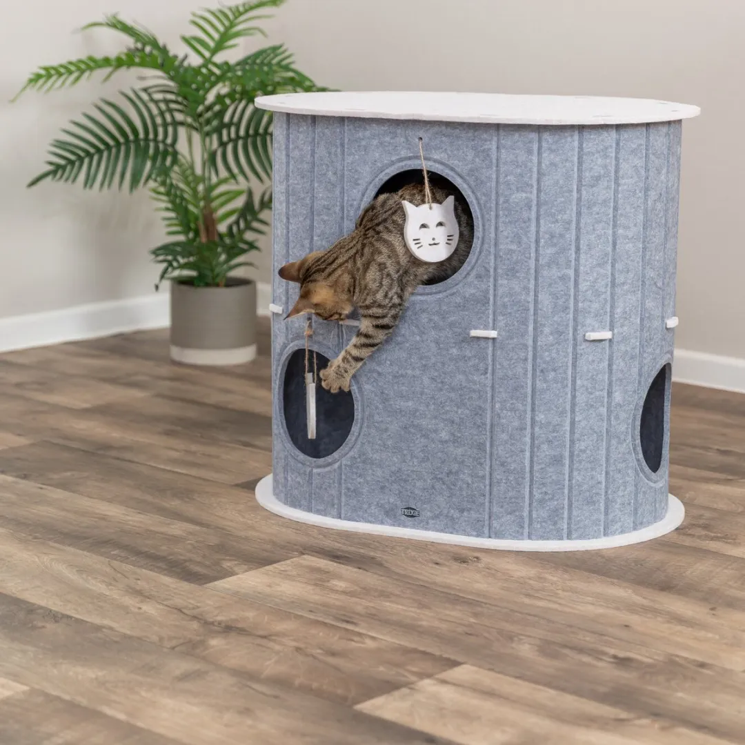 Trixie Speelbox Mara Ovaal Vilt - 66x46x62cm - afbeelding 6 van 6