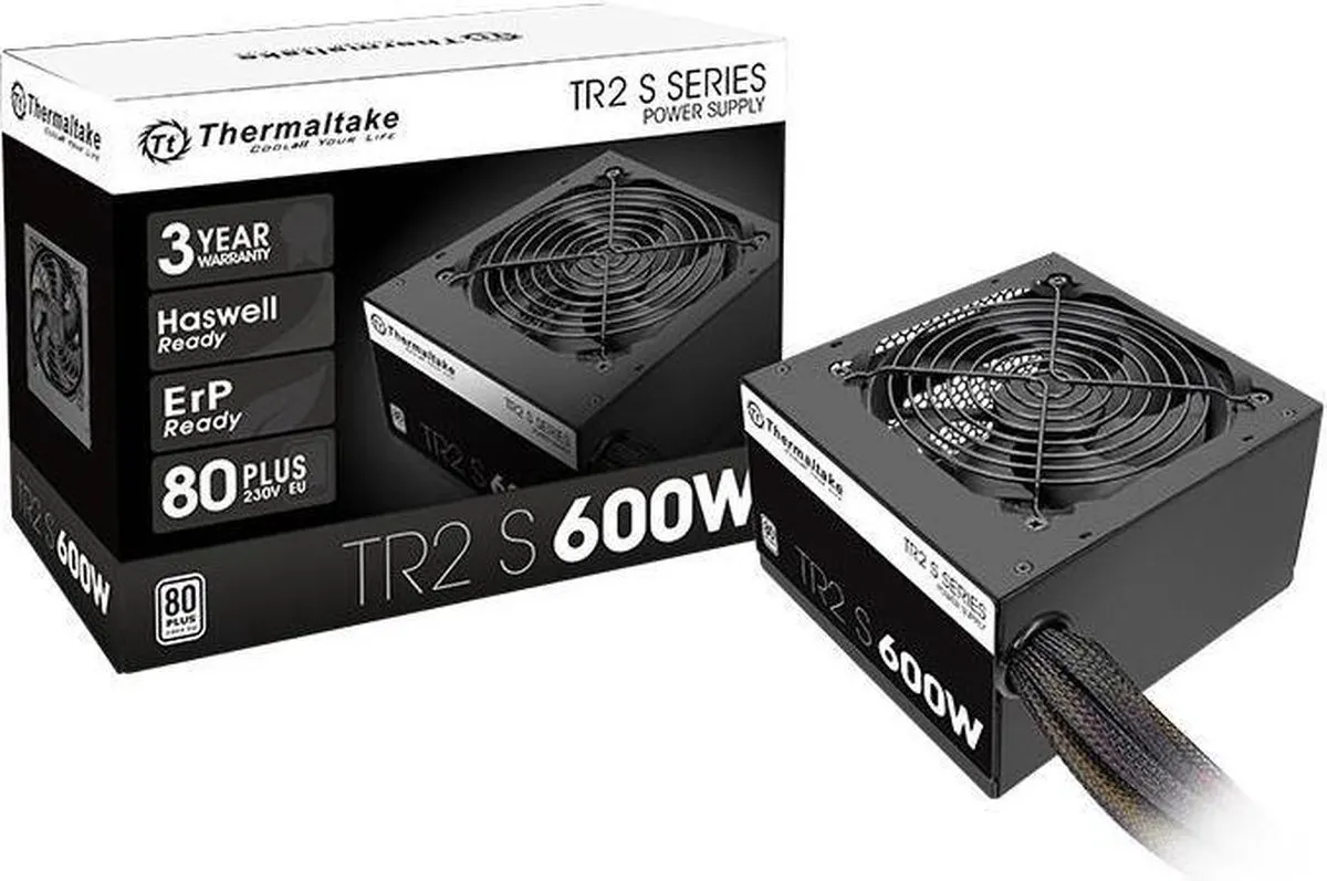 Thermaltake TR2 S PS-TRS-0600NPCWEU-2 600W Voeding - Kleurloos - afbeelding 6 van 6