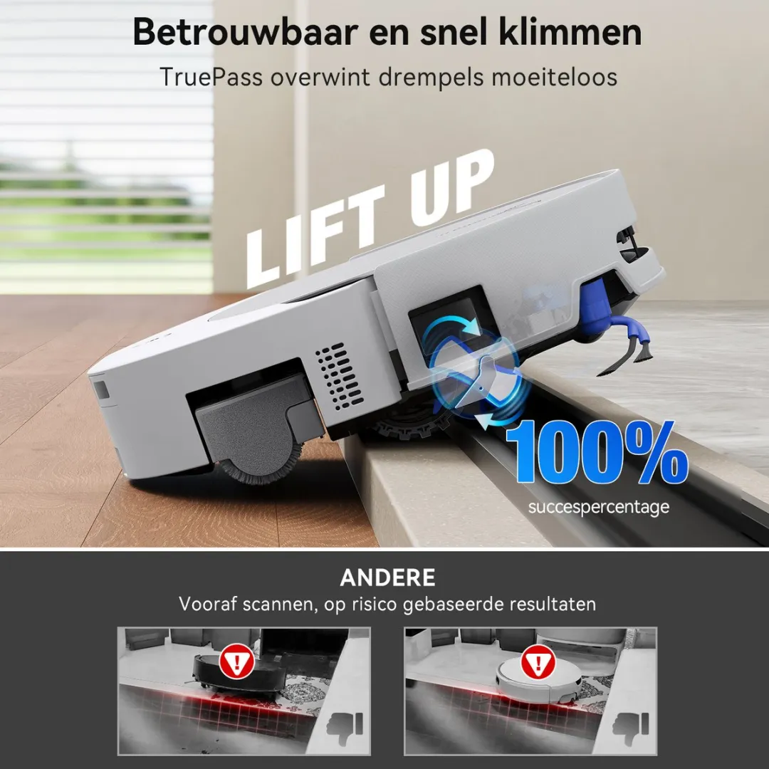 Ecovacs Deebot T90 OMNI Robotstofzuiger - 30.000 Pa - Wit