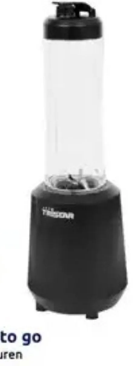 Tristar Blender To Go 400W - 0,6L - Zwart