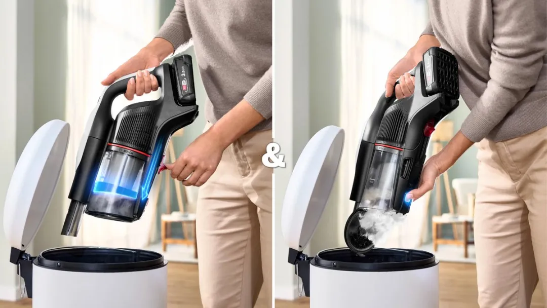Bosch BXS931WQC Draadloze Steelstofzuiger - Zwart