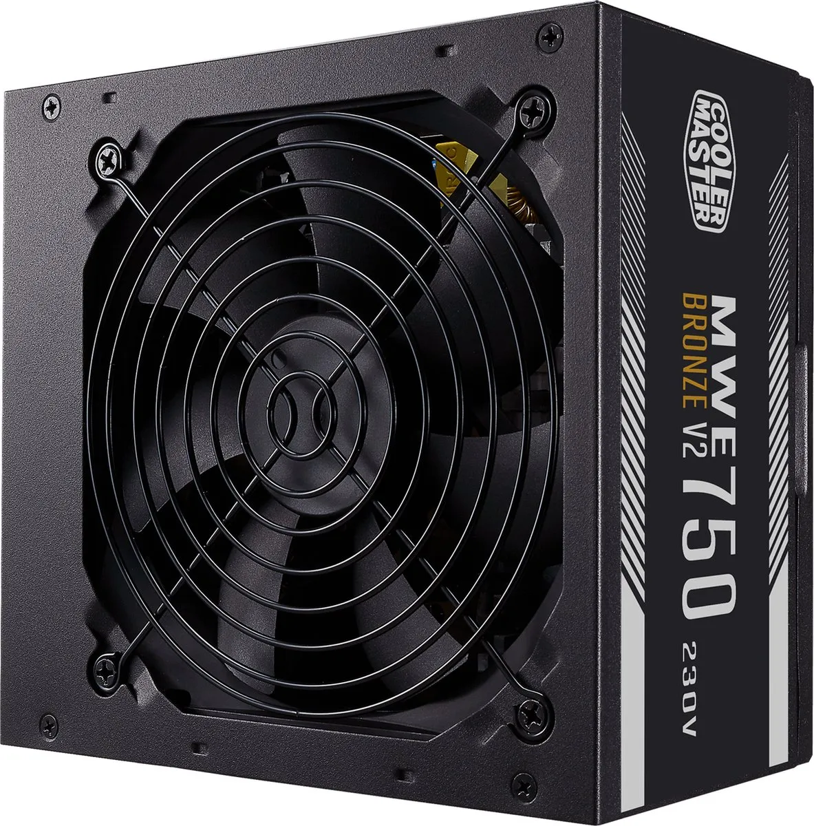 Cooler Master MWE 750 Bronze V2 MPE-7501-ACABW-BEU Voeding - 750W - Zwart