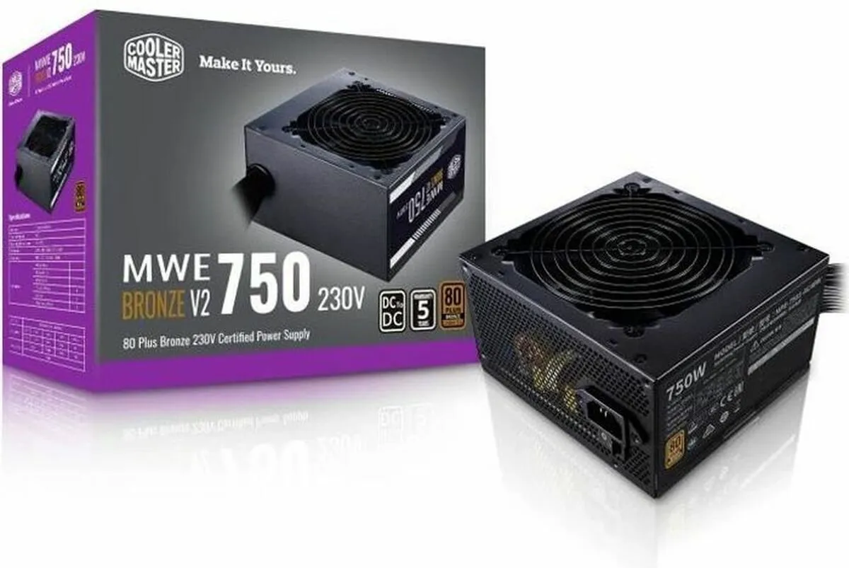 Cooler Master MWE 750 Bronze V2 MPE-7501-ACABW-BEU Voeding